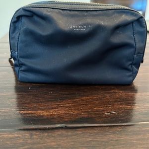 Tory Burch Nylon Cosmetic Toiletry Jewelry Bag Pouch Small